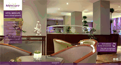 Desktop Screenshot of hotelmercuregarnier.com